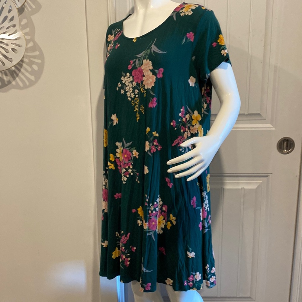 Green Floral Old Navy Dress